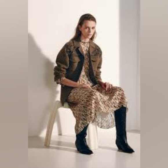 Sandro Cowboy Boot Midi Dress - Picture 10 of 11